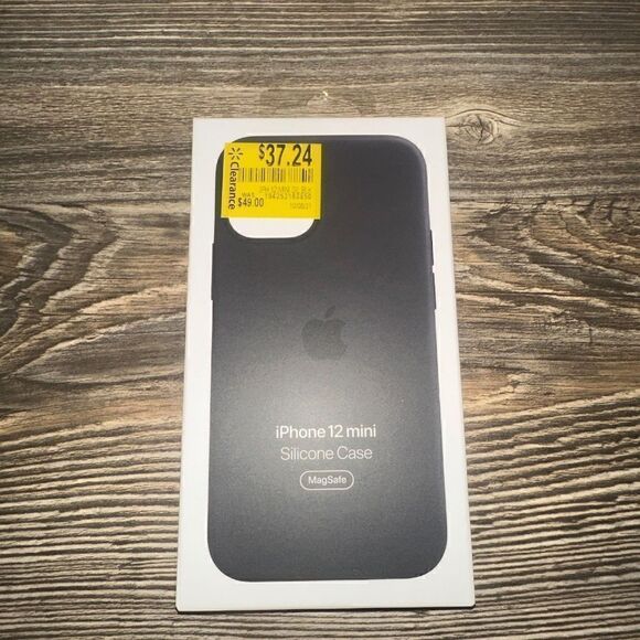 Apple iPhone 12 mini black silicone case with MagSafe. NWT. - Picture 1 of 3